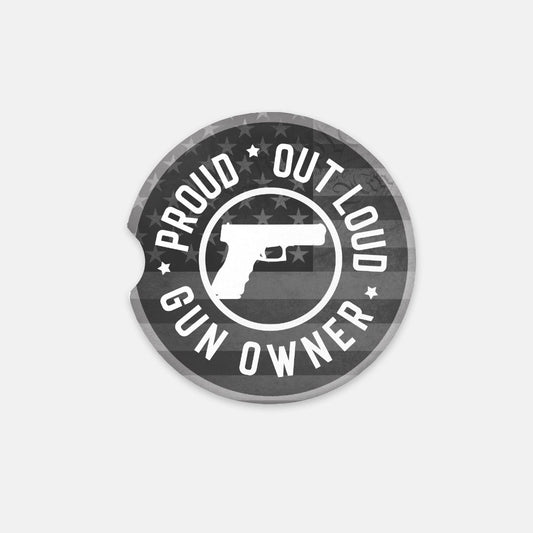 Proud Out Loud Gun Owner Coaster 1